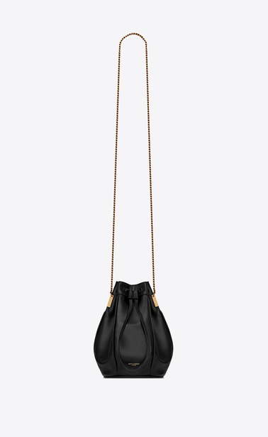 TALITHA small bucket bag in smooth leather